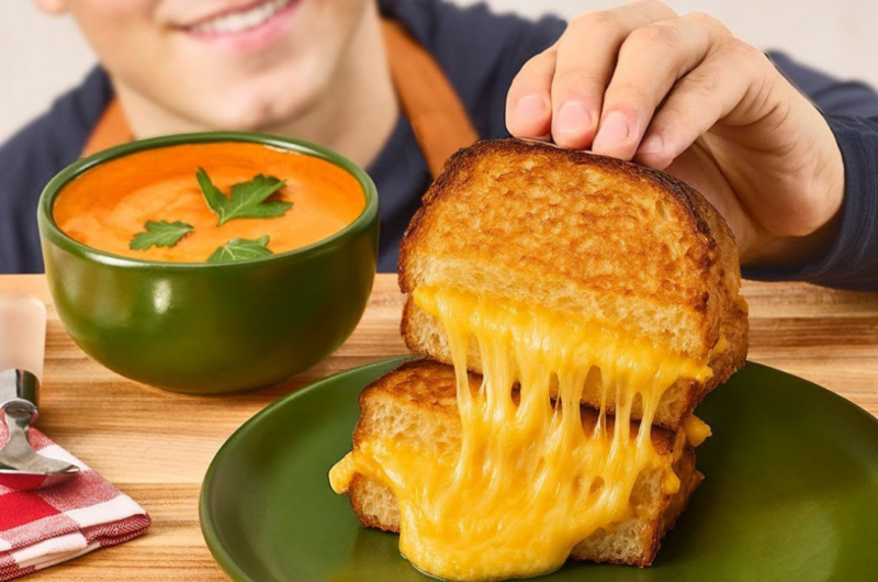 Ultimate Grilled Cheese & Creamy Tomato Soup